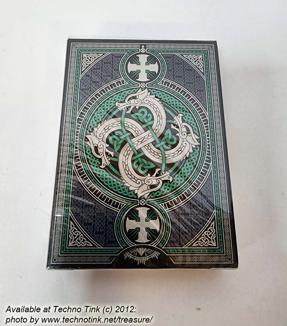 Valhalla Viking Emerald or Sapphire (Standard) Playing Cards - Image 8