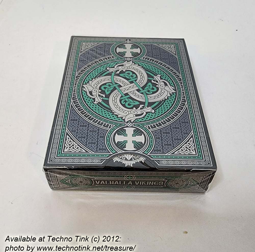 Valhalla Viking Emerald or Sapphire (Standard) Playing Cards - Image 9