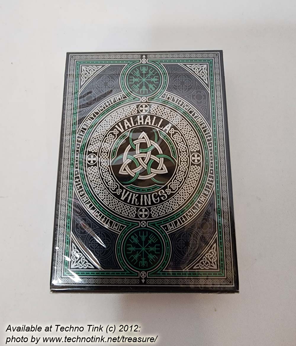 Valhalla Viking Emerald or Sapphire (Standard) Playing Cards - Image 11