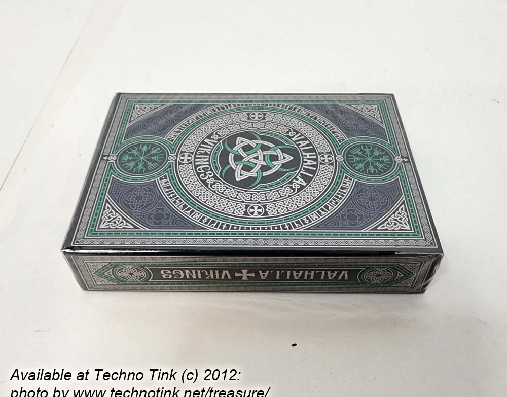 Valhalla Viking Emerald or Sapphire (Standard) Playing Cards - Image 12