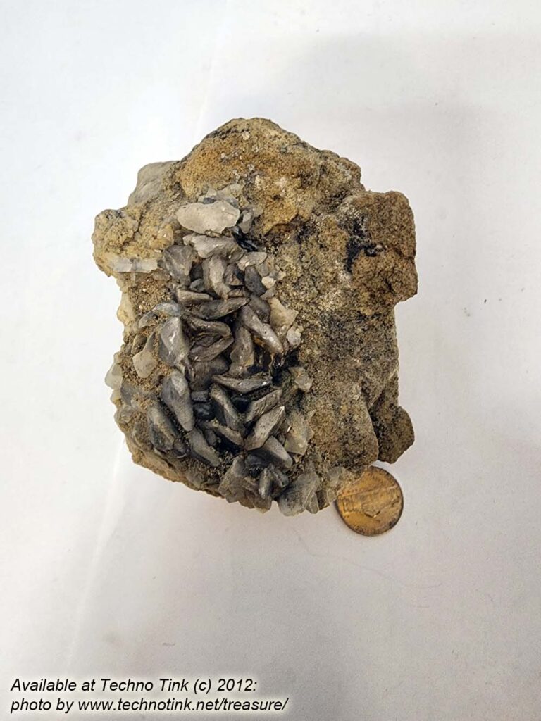 Medium Dragon Scales Calcite Crystals on matrix 4x3x3"