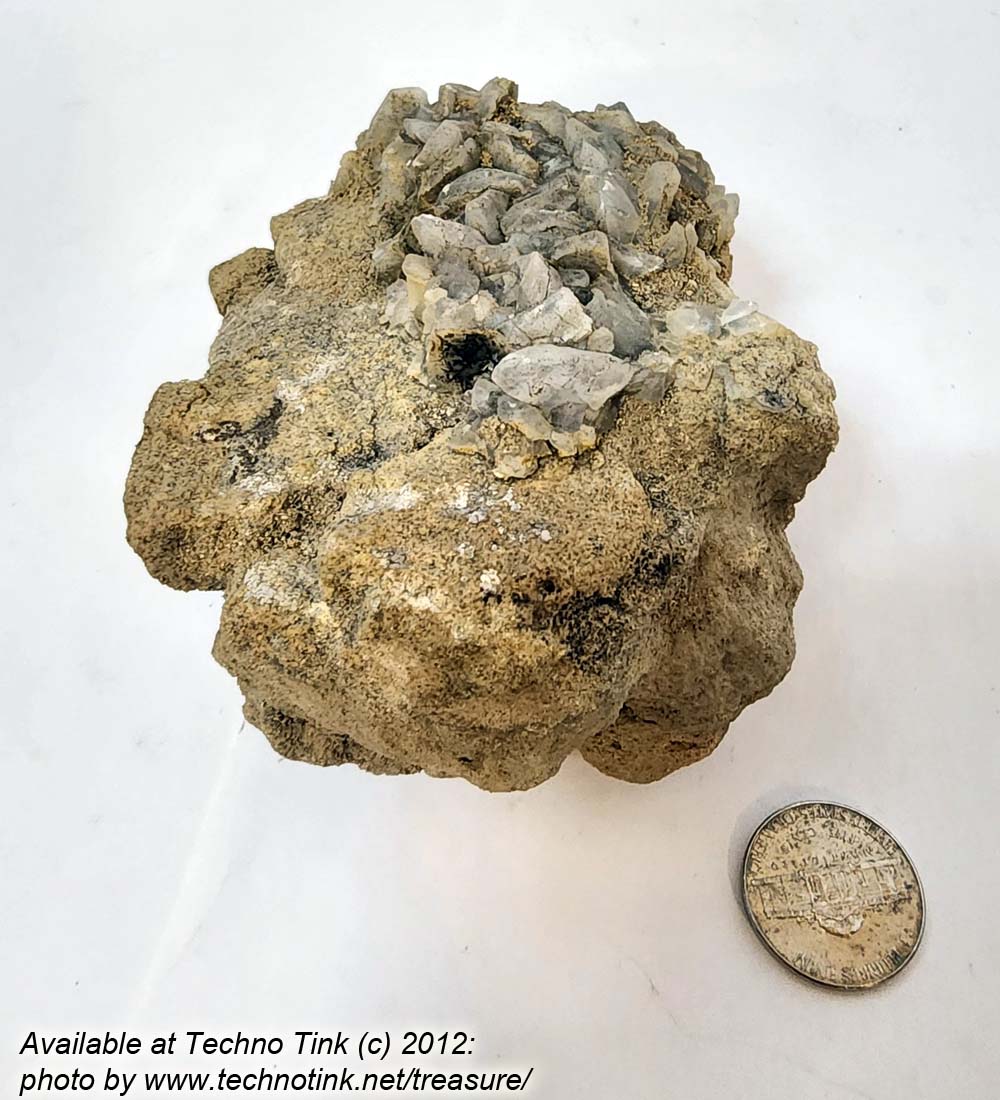 Medium Dragon Scales Calcite Crystals on matrix 4x3x3" - Image 6