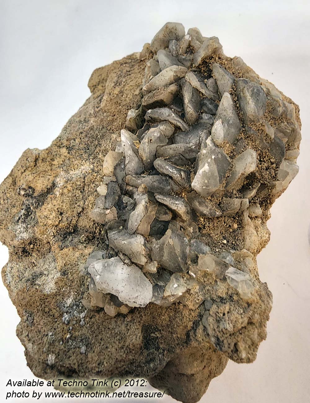 Medium Dragon Scales Calcite Crystals on matrix 4x3x3" - Image 8