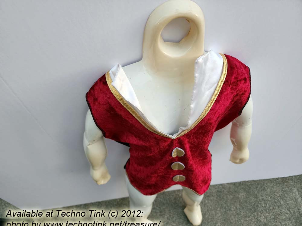 Used Red velvet style Toddler's Polyester Pirate style Sleeveless shirt - Image 4