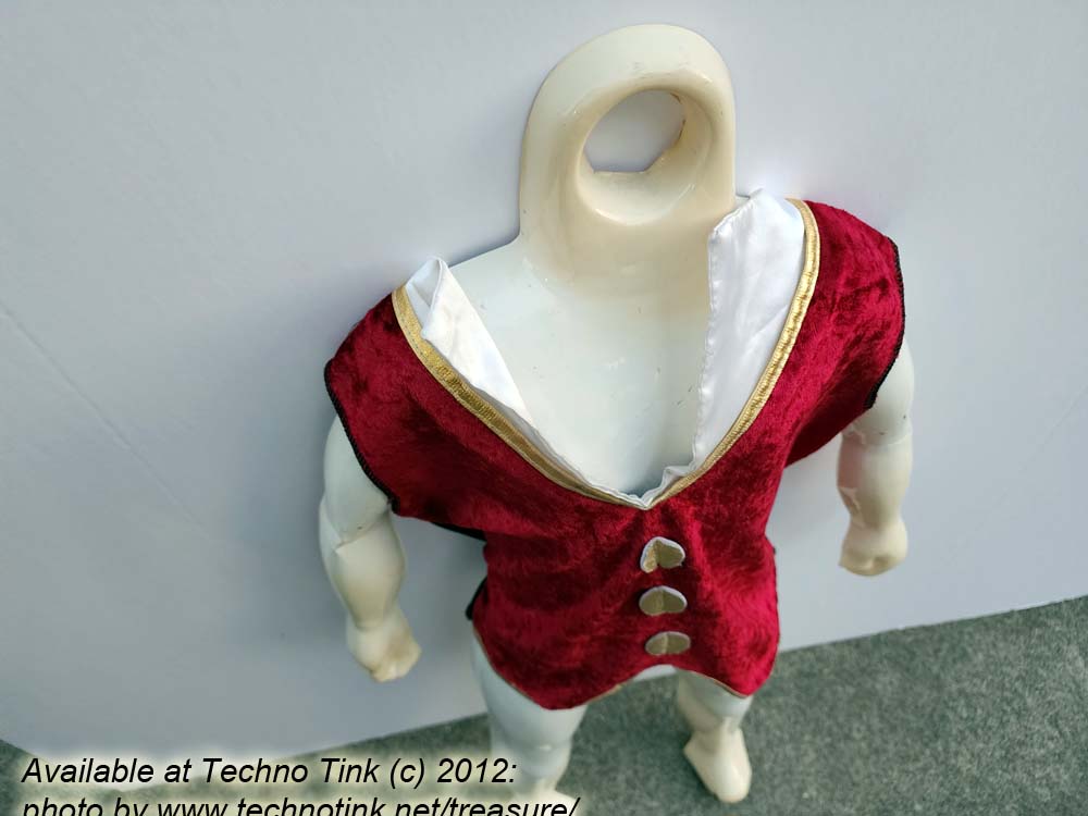 Used Red velvet style Toddler's Polyester Pirate style Sleeveless shirt - Image 5