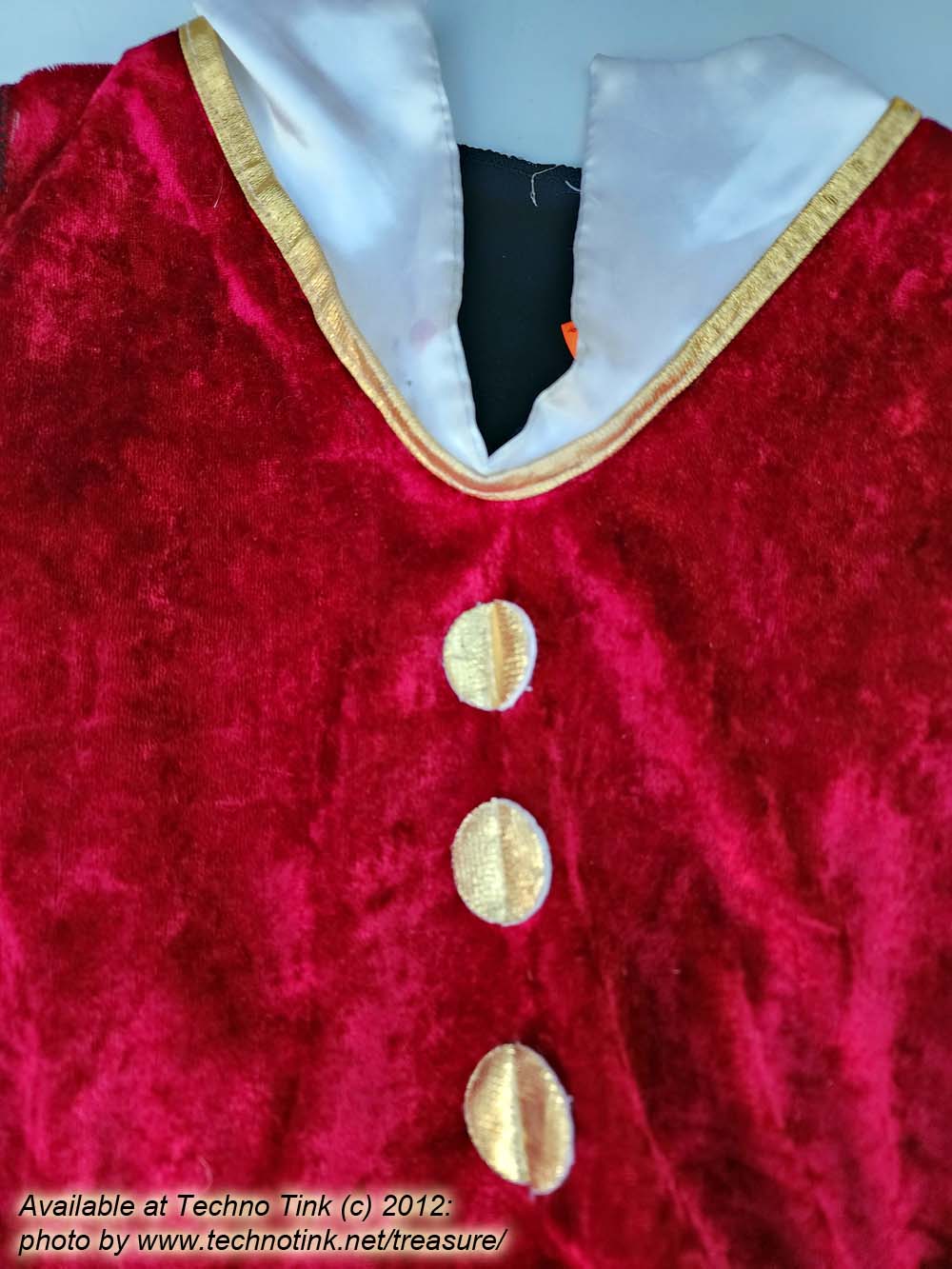 Used Red velvet style Toddler's Polyester Pirate style Sleeveless shirt - Image 8