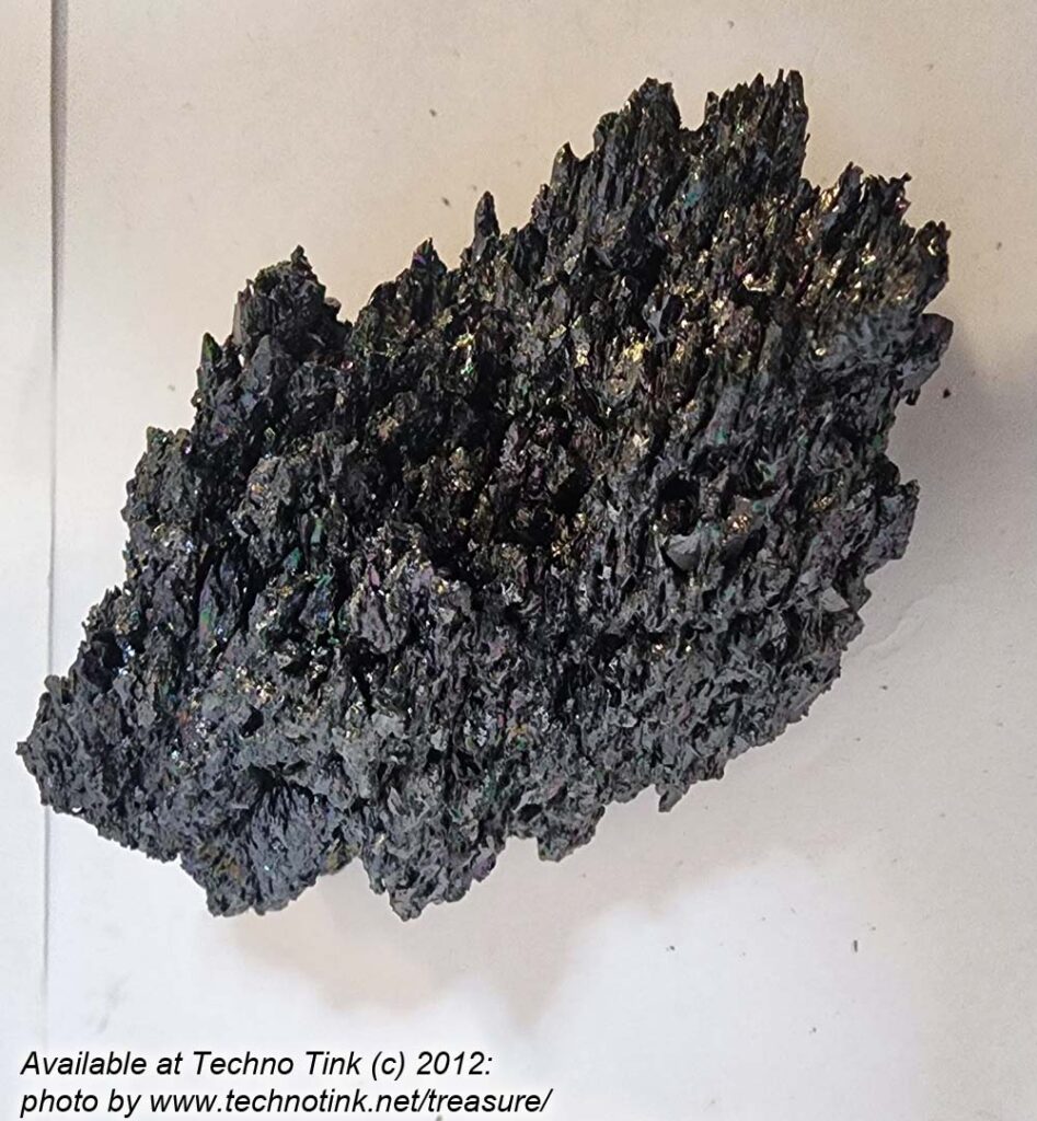 Silicium Carburandum Crystals - Large #0056 -- 4.5" x 2.5" x 2"