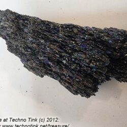 Silicium Carburandum Crystals - Large #0057 -- 5" x 2" x 1.5"