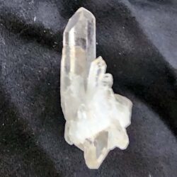 Quartz Crystal multiple small clear points cluster from Madascar 2x1.5x1 inches