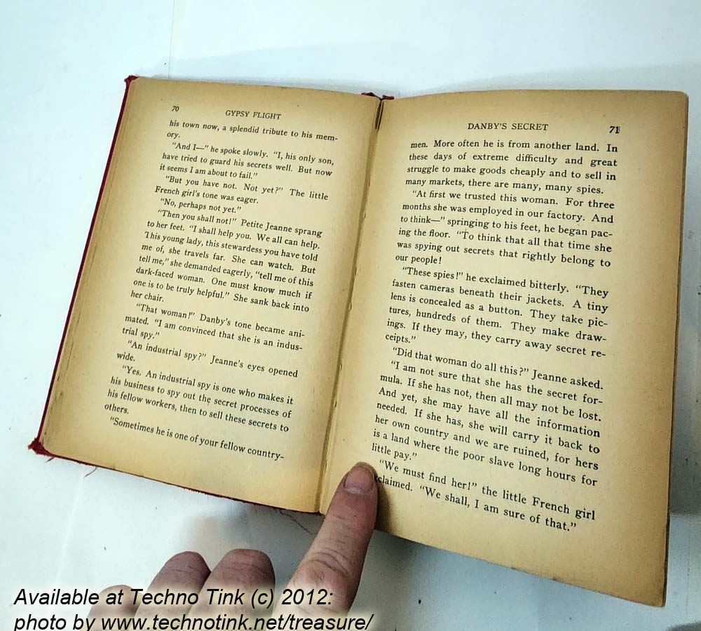 Gypsy Flight : A Mystery Story for Girls by Roy J Snell - Hardcover 1935 - Image 12