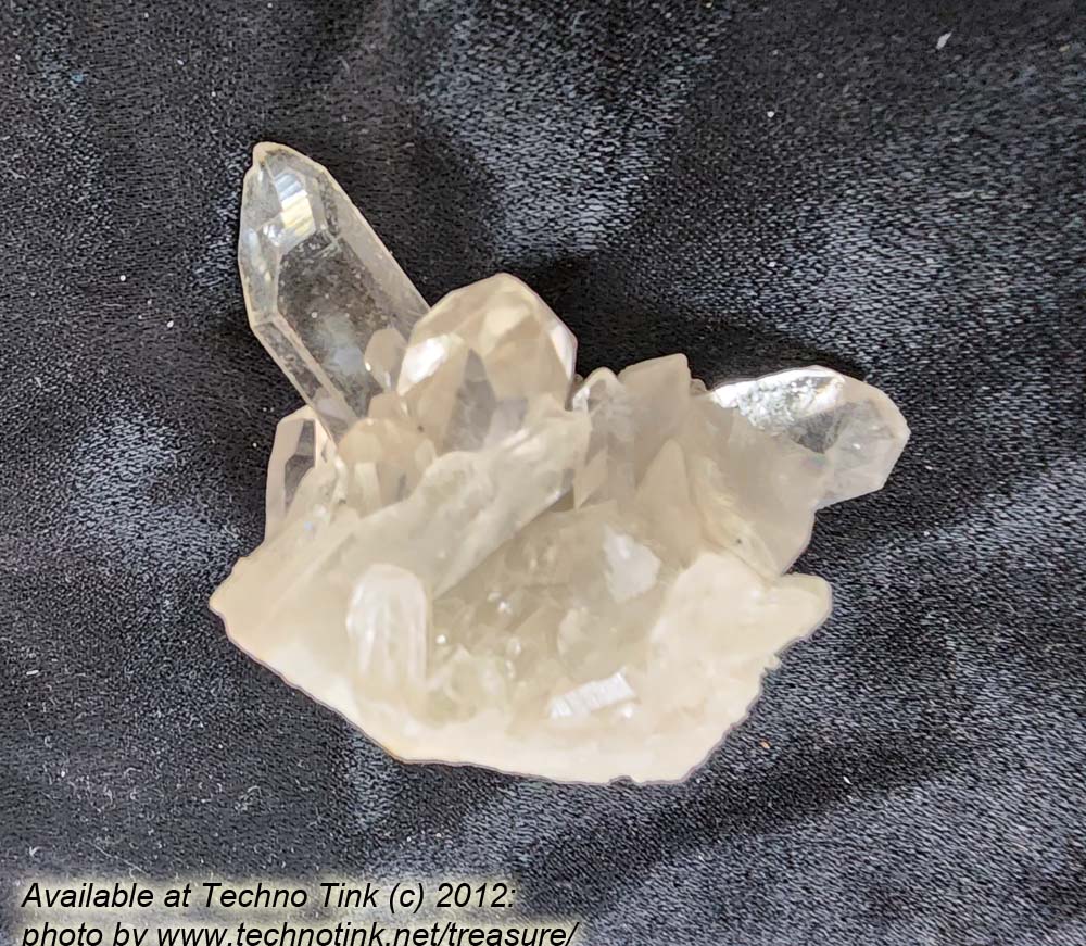 Quartz Crystal LG038 - Small-Medium Multi Point Cluster 2.5x2.5x2 - Image 13