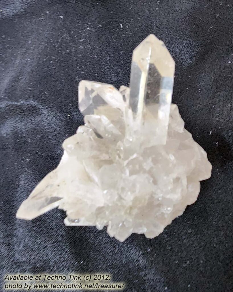 Quartz Crystal LG038 - Small-Medium Multi Point Cluster 2.5x2.5x2