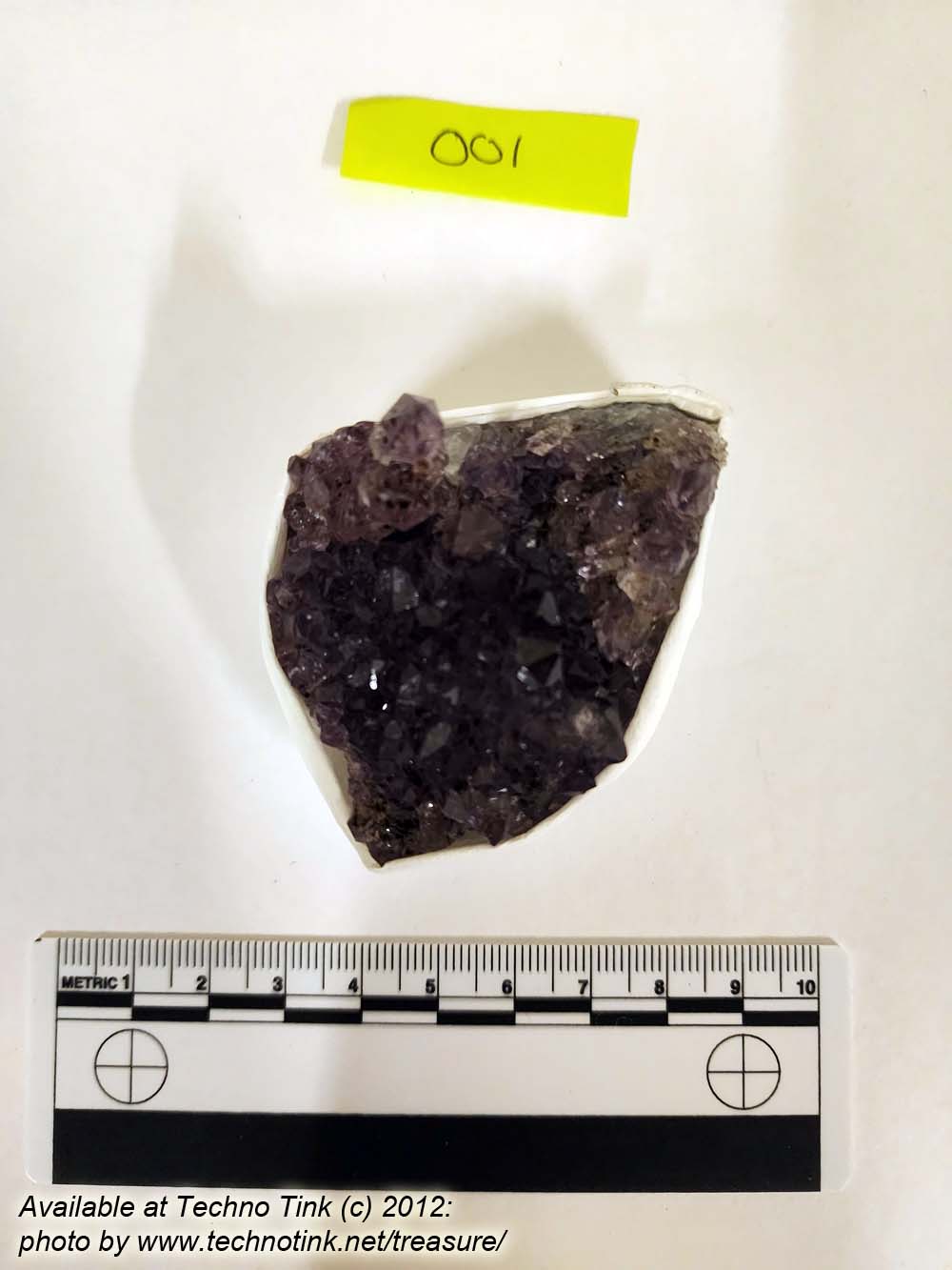 Amethyst Druzy Crystal Cluster from Brazil - Small 2.5"x2"x1.5" : 001 - Image 2