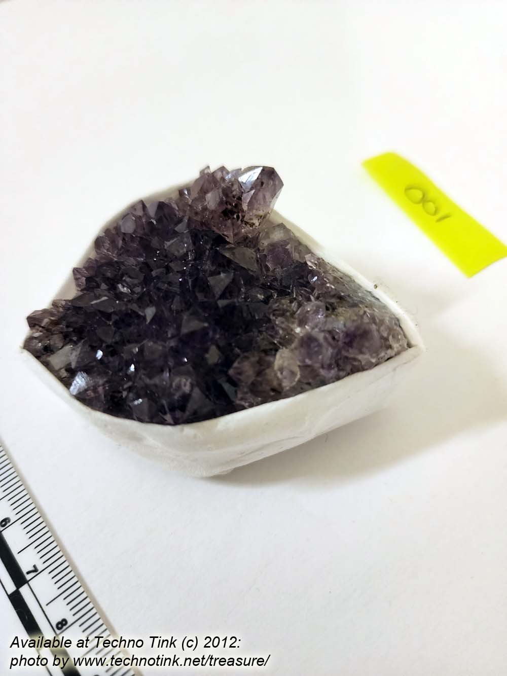 Amethyst Druzy Crystal Cluster from Brazil - Small 2.5"x2"x1.5" : 001 - Image 4