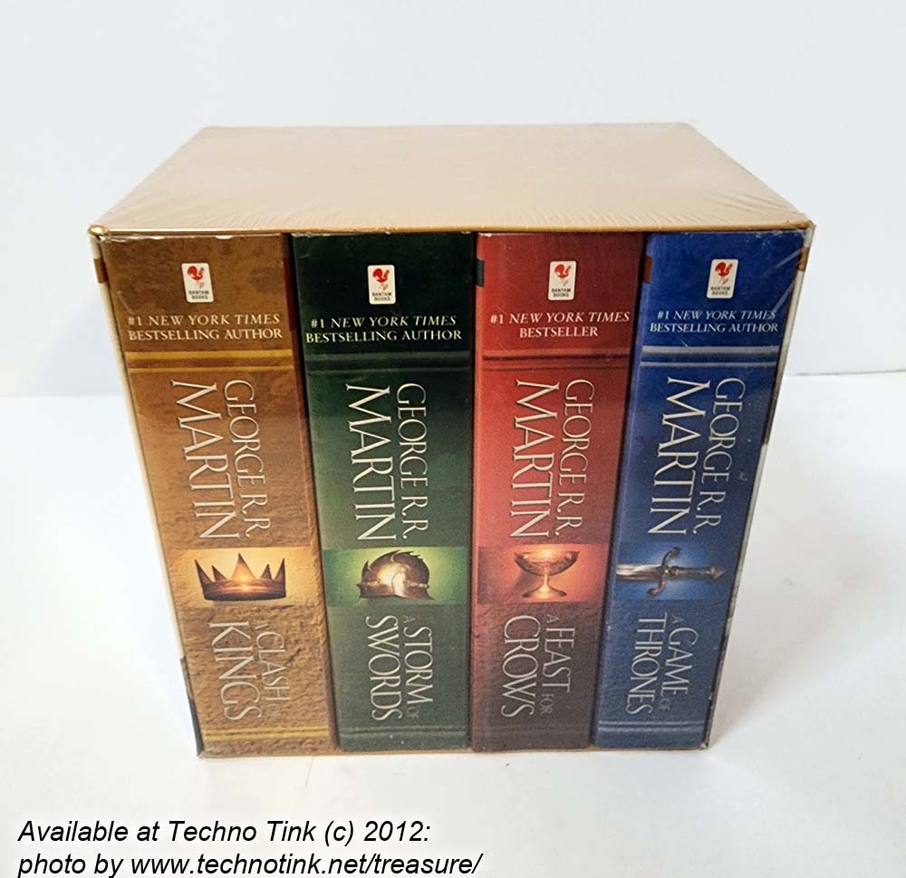 Collection of A Song of Ice and Fire by George R. R. Martin (4 paperback set 2011)