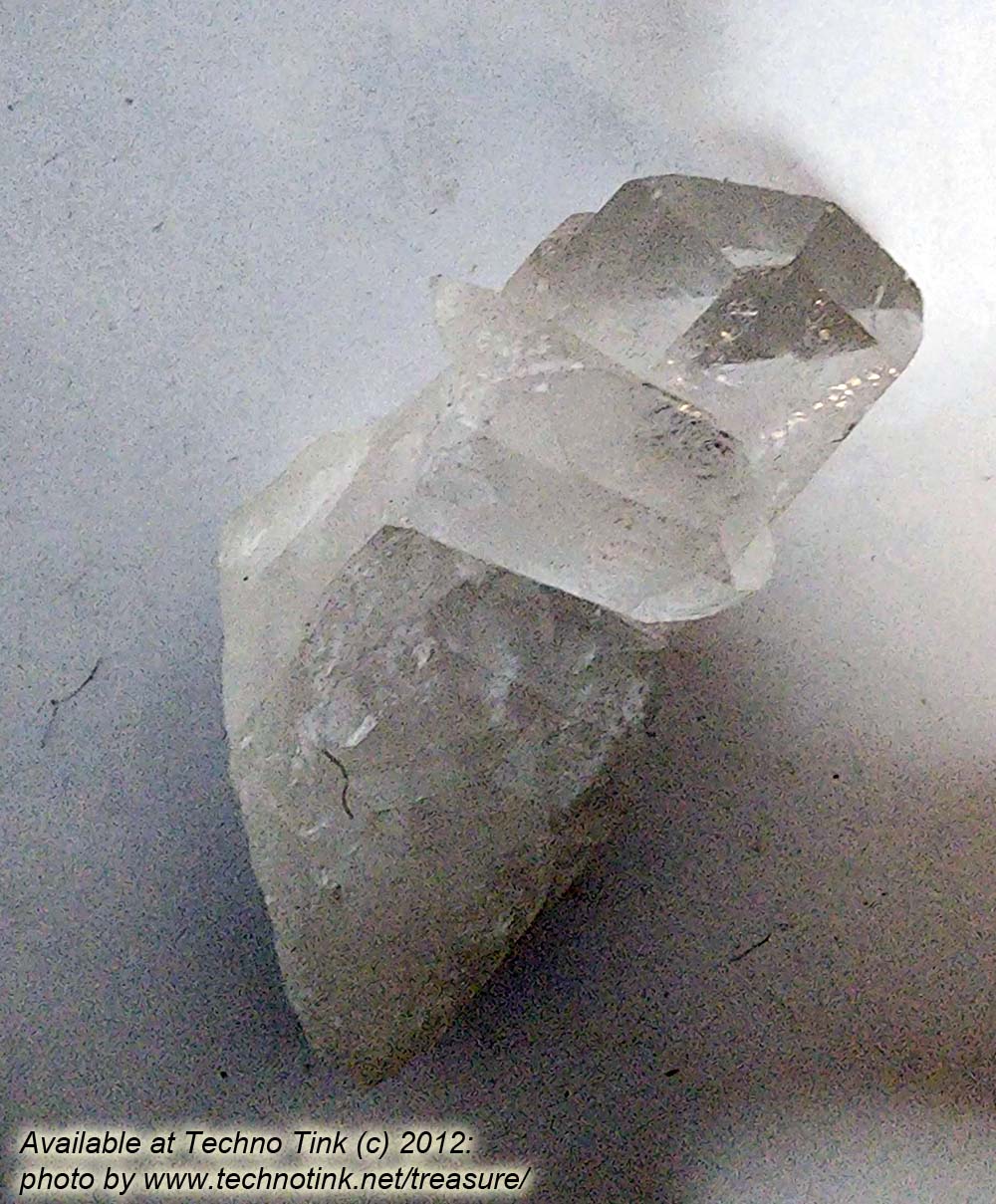 Quartz Crystal LG030 - Large Double Point Cluster 3x1.5x1 - Image 5