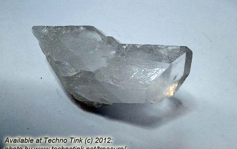 Quartz Crystal LG030 - Large Double Point Cluster 3x1.5x1 - Image 6