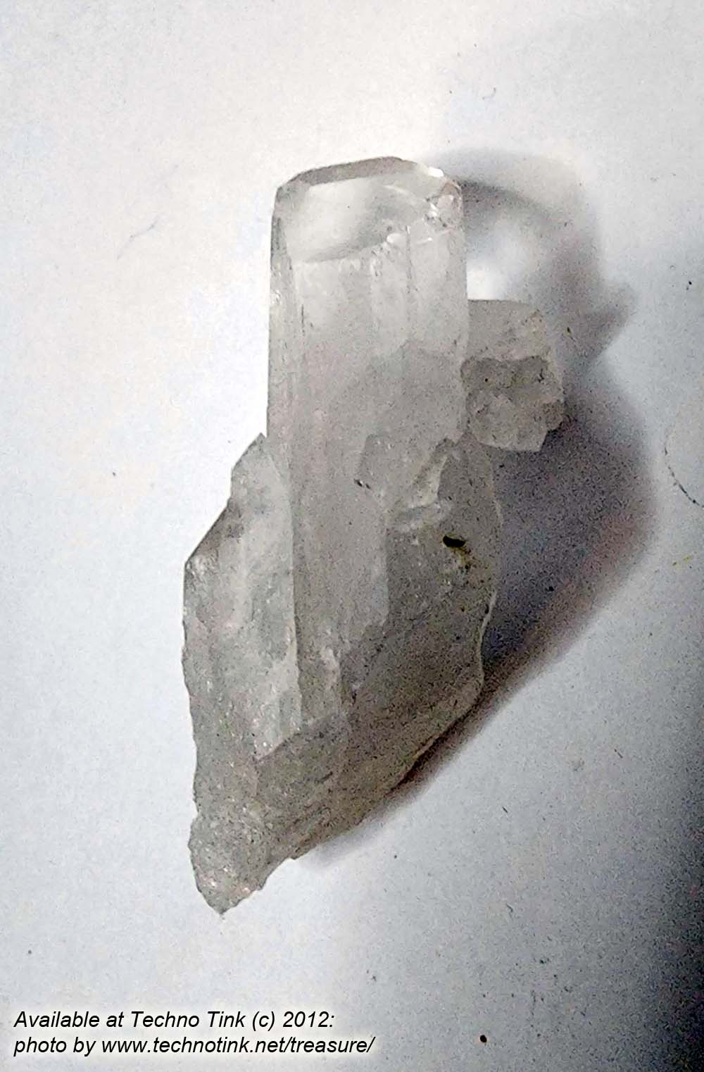Quartz Crystal LG030 - Large Double Point Cluster 3x1.5x1 - Image 7