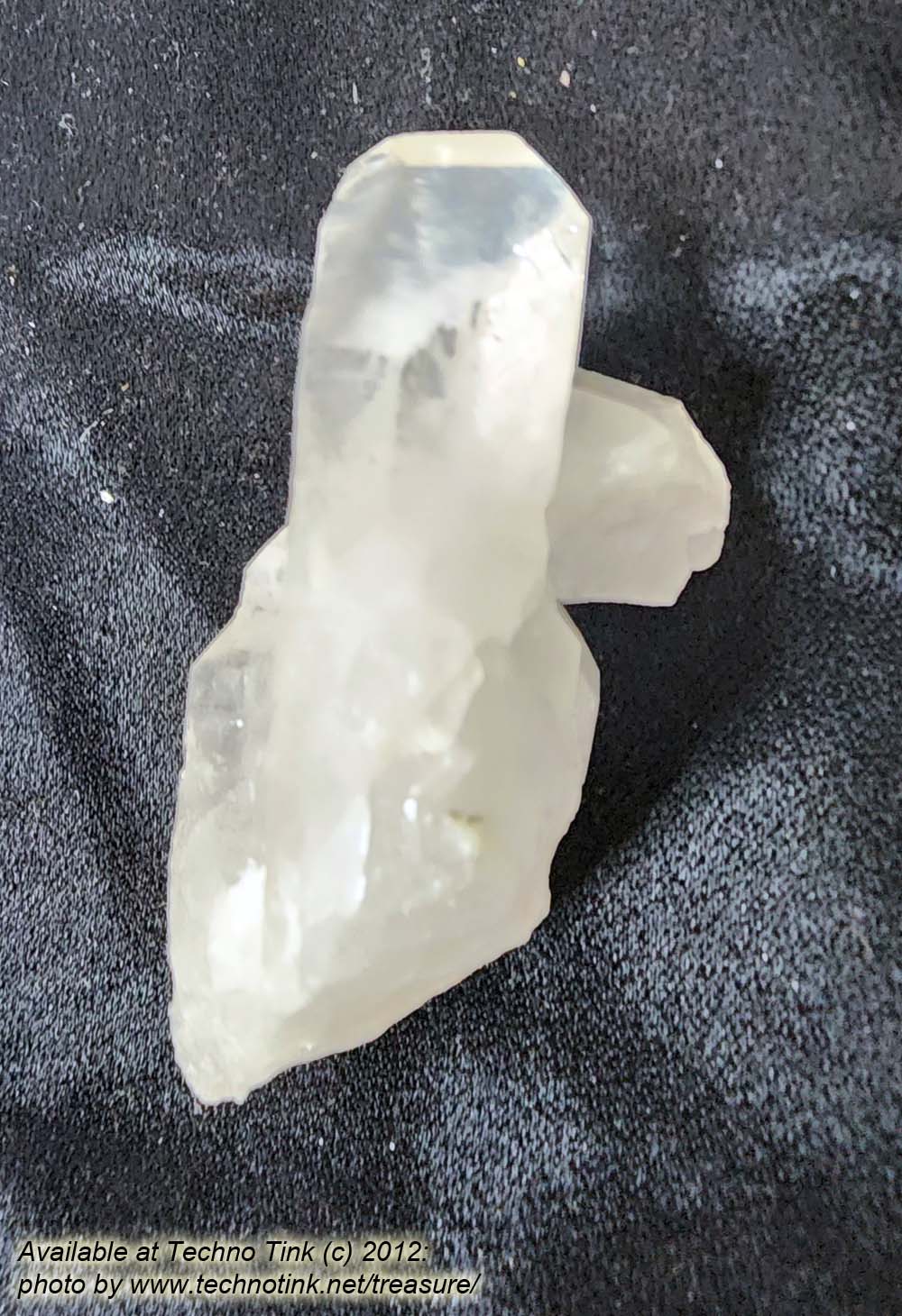 Quartz Crystal LG030 - Large Double Point Cluster 3x1.5x1