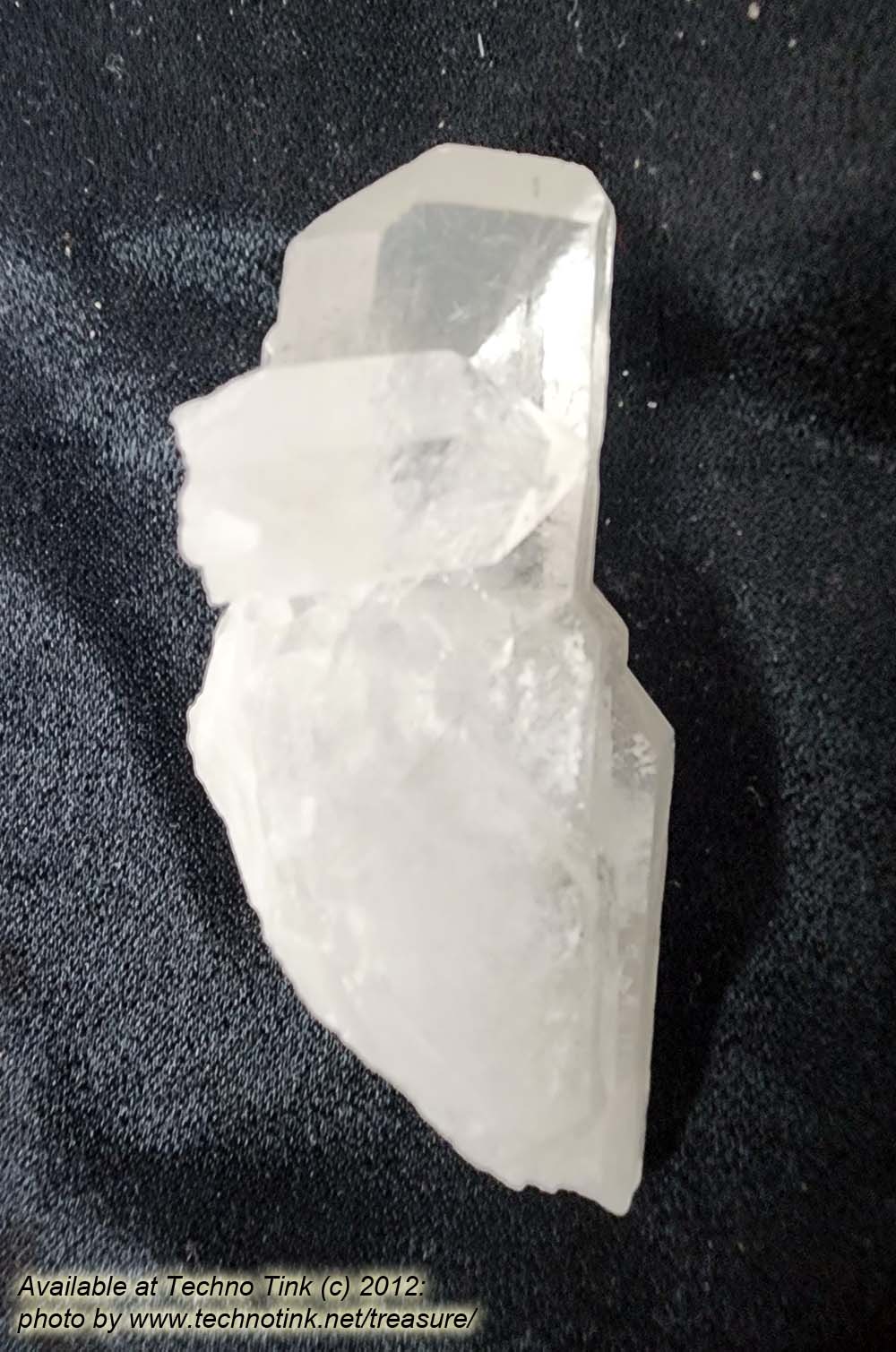 Quartz Crystal LG030 - Large Double Point Cluster 3x1.5x1 - Image 11
