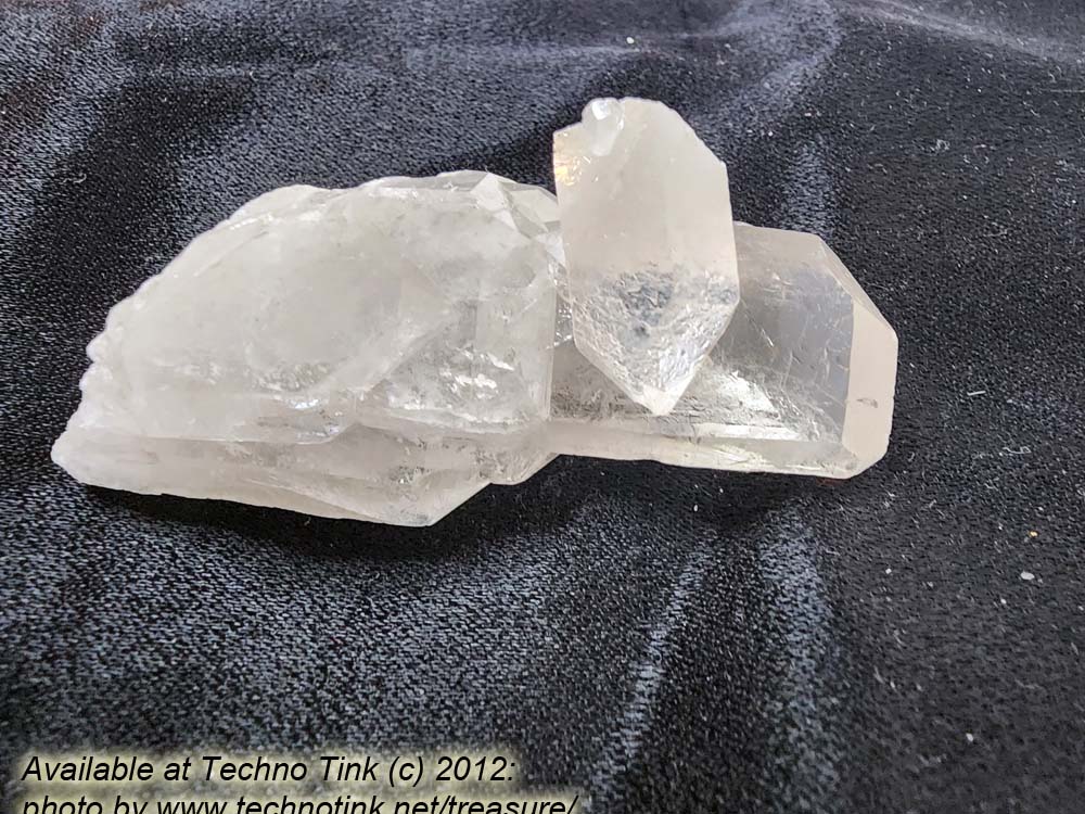 Quartz Crystal LG030 - Large Double Point Cluster 3x1.5x1 - Image 12