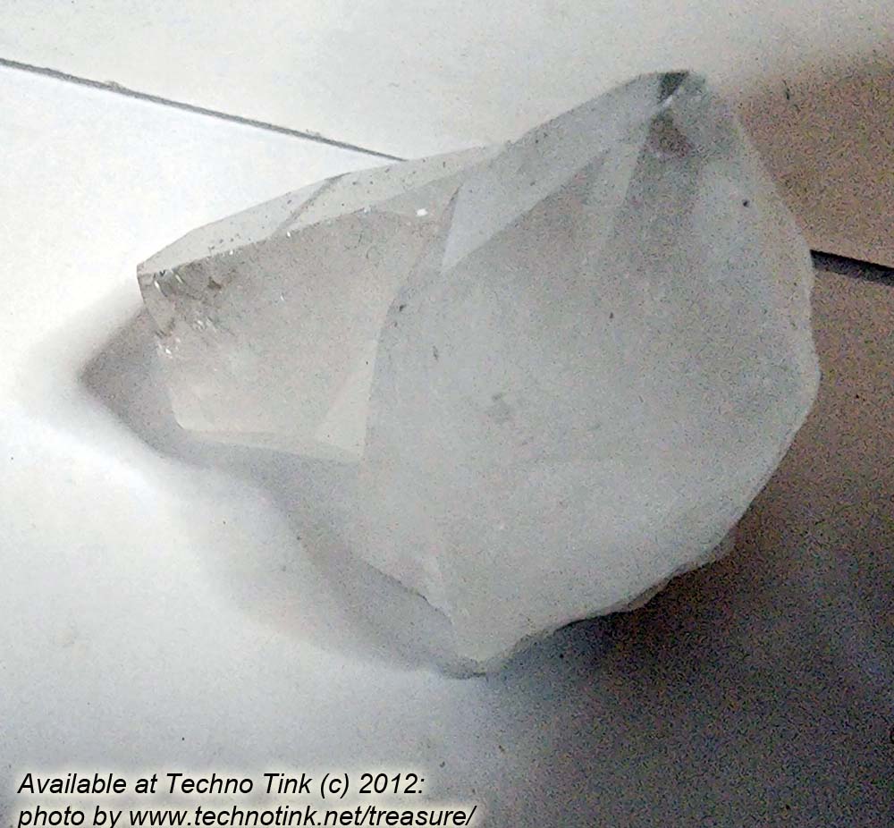 Quartz Crystal LG031 - Large Double Point Cluster 2x2x2 - Image 6