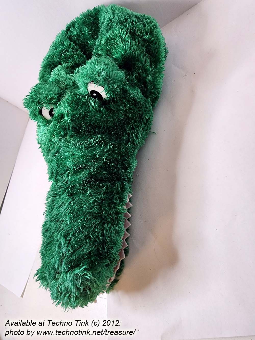 Green Alligator Chrisha Playful Plush Alligator Hat - Image 7