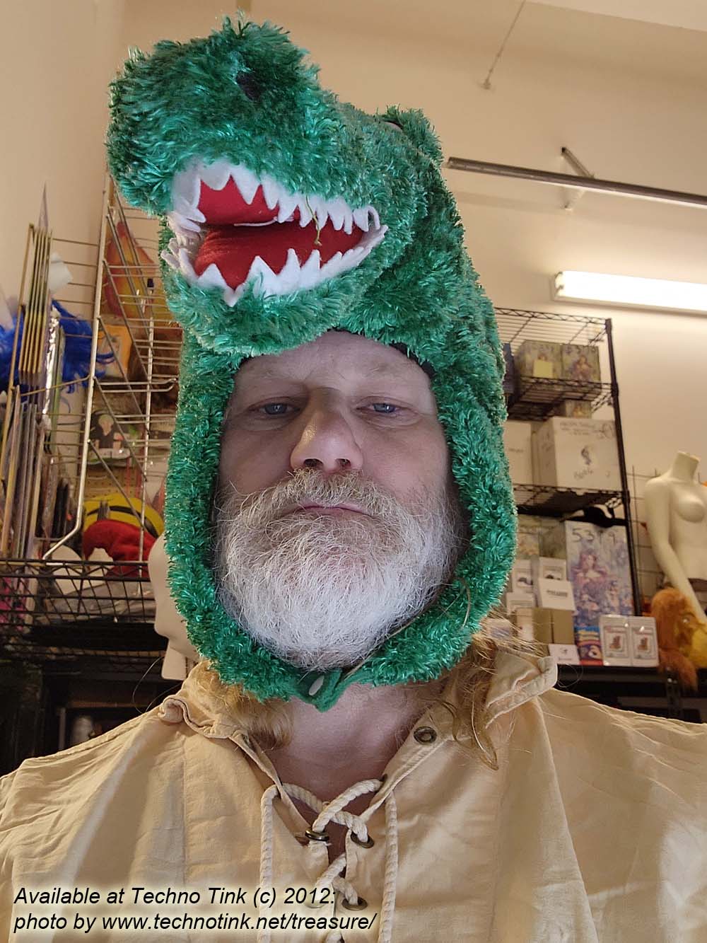 Green Alligator Chrisha Playful Plush Alligator Hat - Image 15
