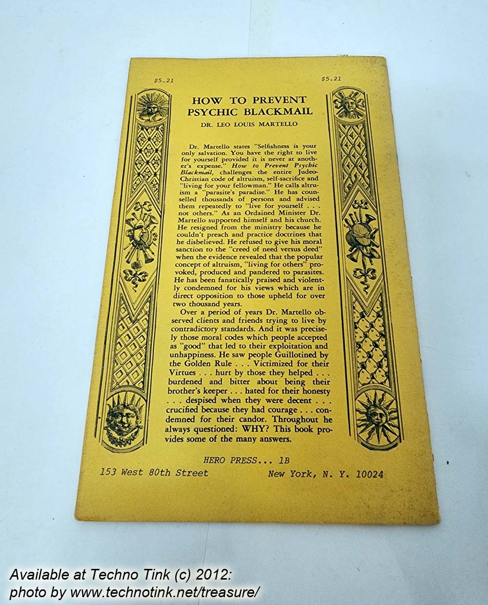 Curses in Verses by Dr Leo Louis Martello -paperback zine book 1971 - Image 5