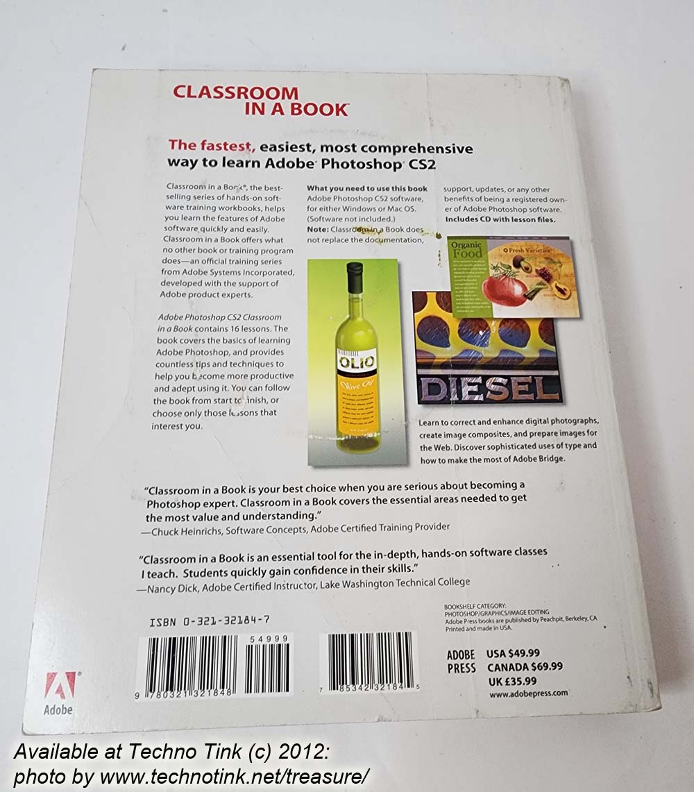 Adobe Photoshop CS2 Classroom in a Book Windows/MacOS by Anita Dennis USED GOOD - Image 6