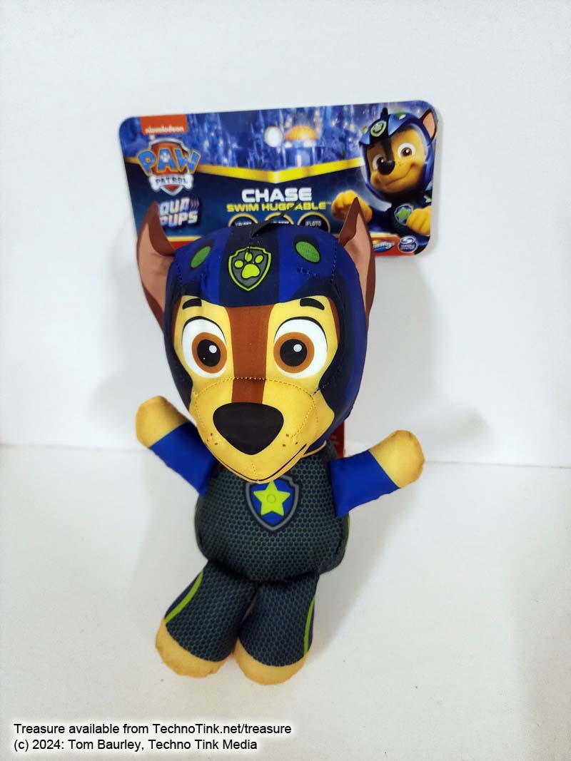 Paw Patrol Aqua Pups Chase Swim Huggable Doll