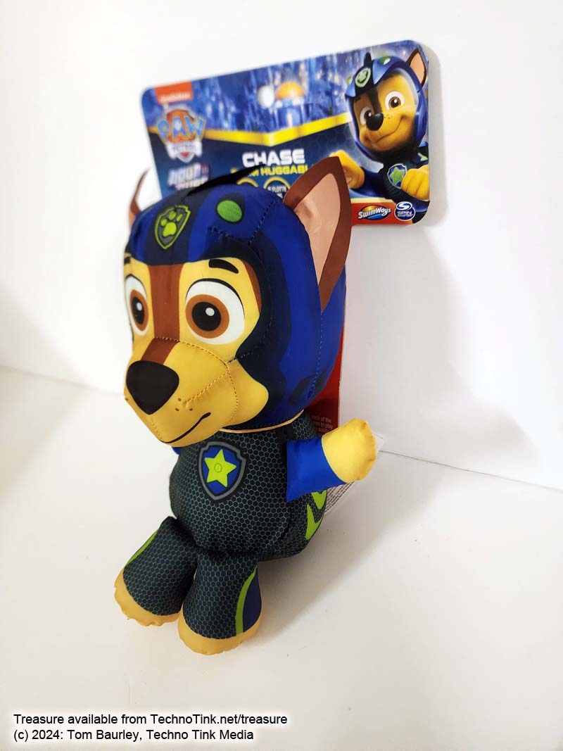 Paw Patrol Aqua Pups Chase Swim Huggable Doll - Image 3