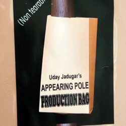 APPEARING POLE BAG BROWN (Gimmicked / No Tear) by Uday Jadugar