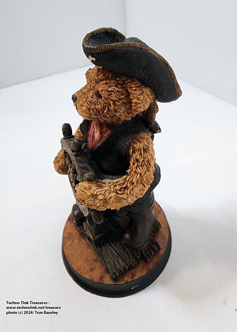 Teddy Bear Captain at Helm Figurine approx 5x3" - Image 5