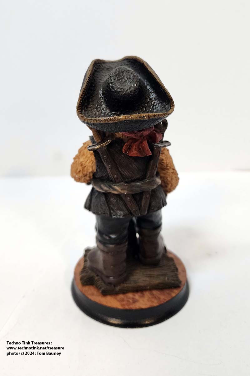 Teddy Bear Captain at Helm Figurine approx 5x3" - Image 7