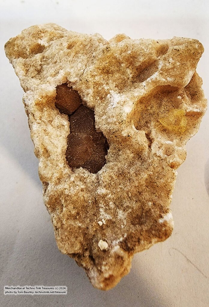 Pecos valley diamond quart cluster in Gypsum matrix 2x1.5x1