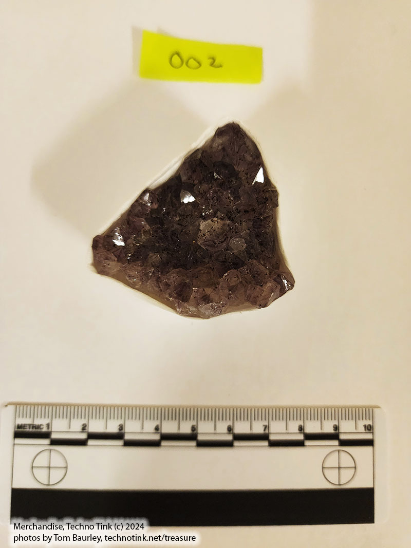 Amethyst Druzy Crystal Cluster from Brazil - Small 2"x2"x1" : 002