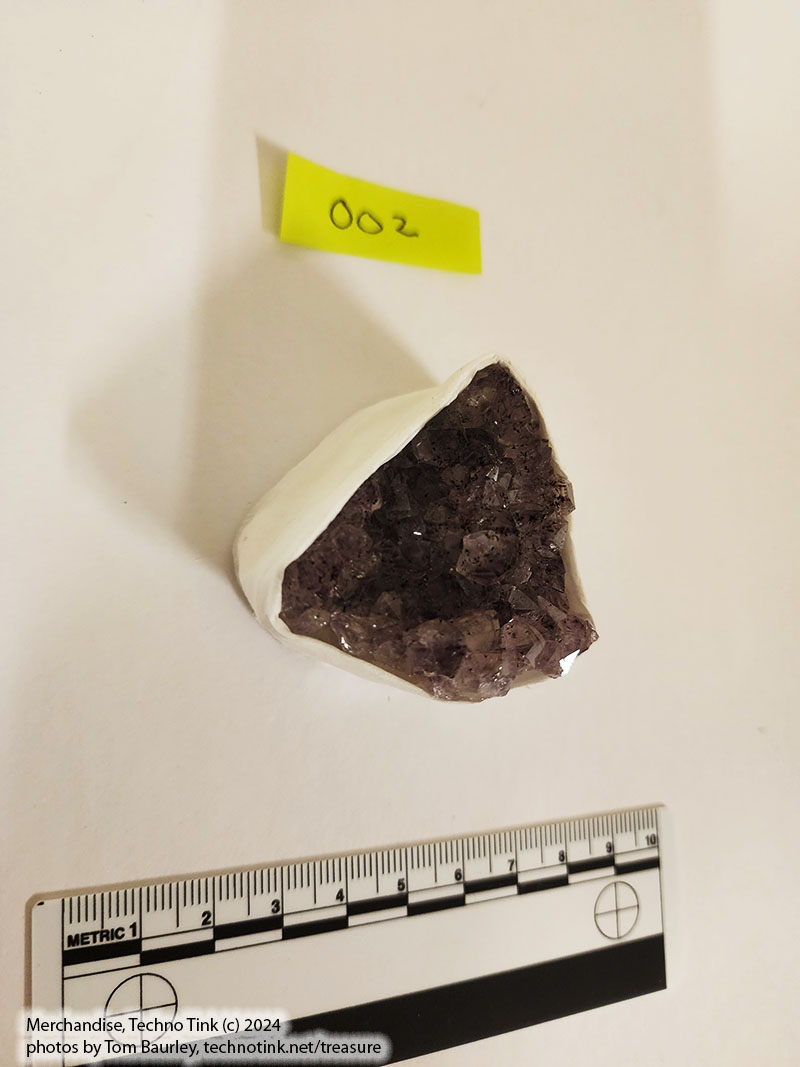 Amethyst Druzy Crystal Cluster from Brazil - Small 2"x2"x1" : 002 - Image 5