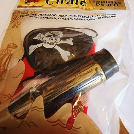 44910B - Pirate Playset: Headband, Necklace, Eyepatch, Telescope