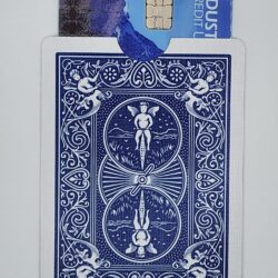 Credit Card Holder (Made from Blue Bicycle cards) by Joker Magic