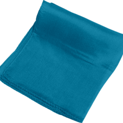 Silk 6 inch (Turquoise) Magic by Gosh - Trick