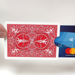 Credit Card Holder (Made from Red Bicycle cards) by Joker Magic