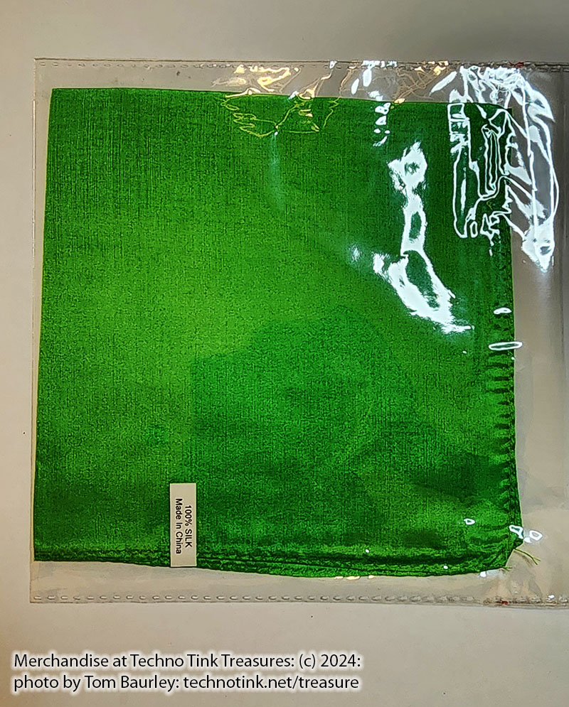Silk 9 inch (Green) Magic by Gosh - Trick - Image 4