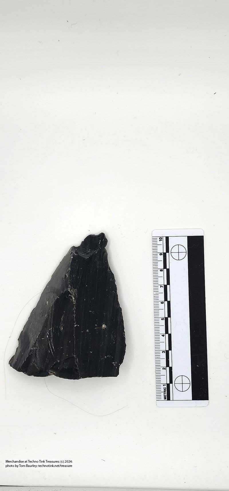 Medium chunk of Midnight lace Obsidian from Glass Butte 3.4x3x1 (OBS001) - Image 2