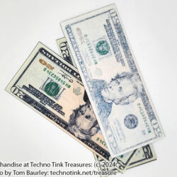 Flash Dollar Bills - US $20 Full - Pack of 10 (PM)