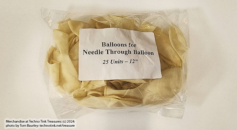 Needle Through Balloon Replacement (25 balloons) by Bazar de Magia - Image 3