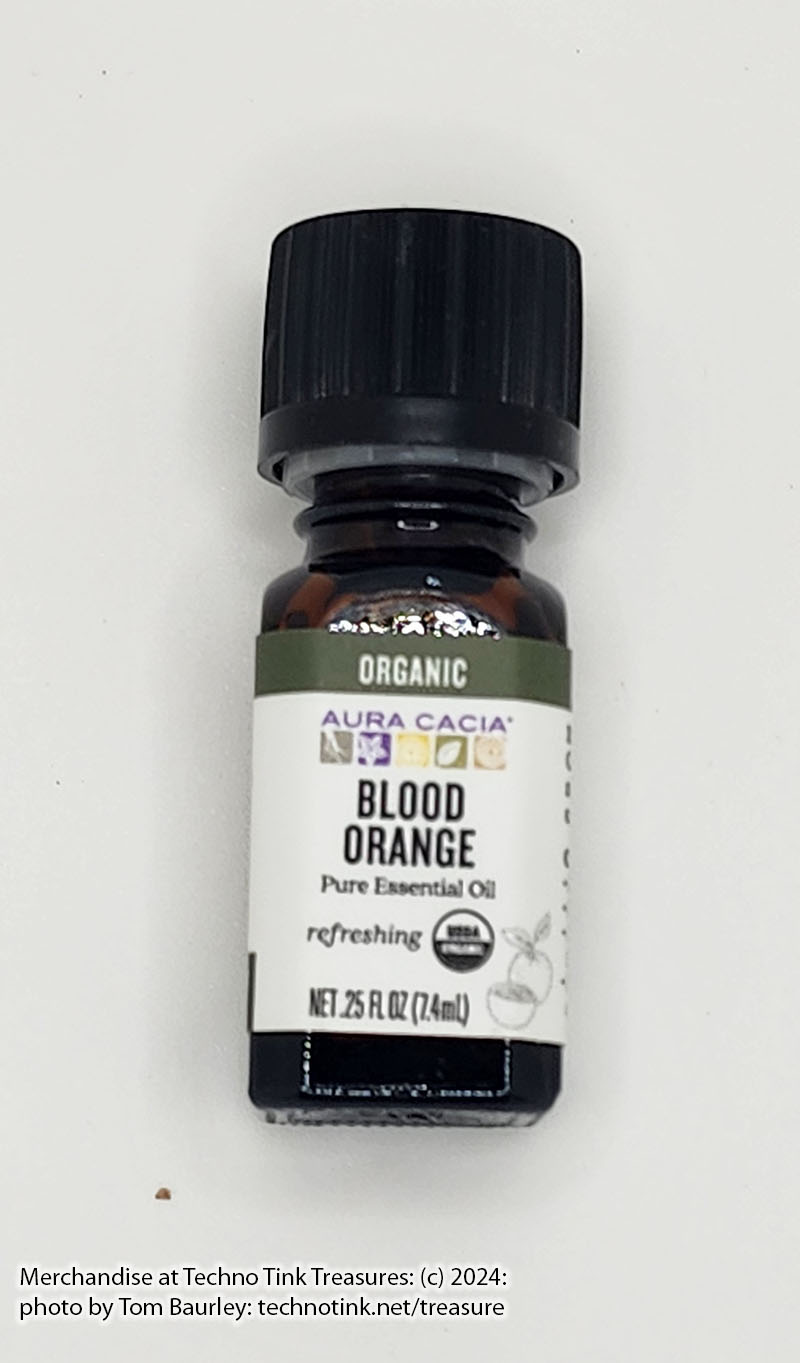 Aura Cacia Organic Blood Orange Essential Oil 0.25 fl. oz.