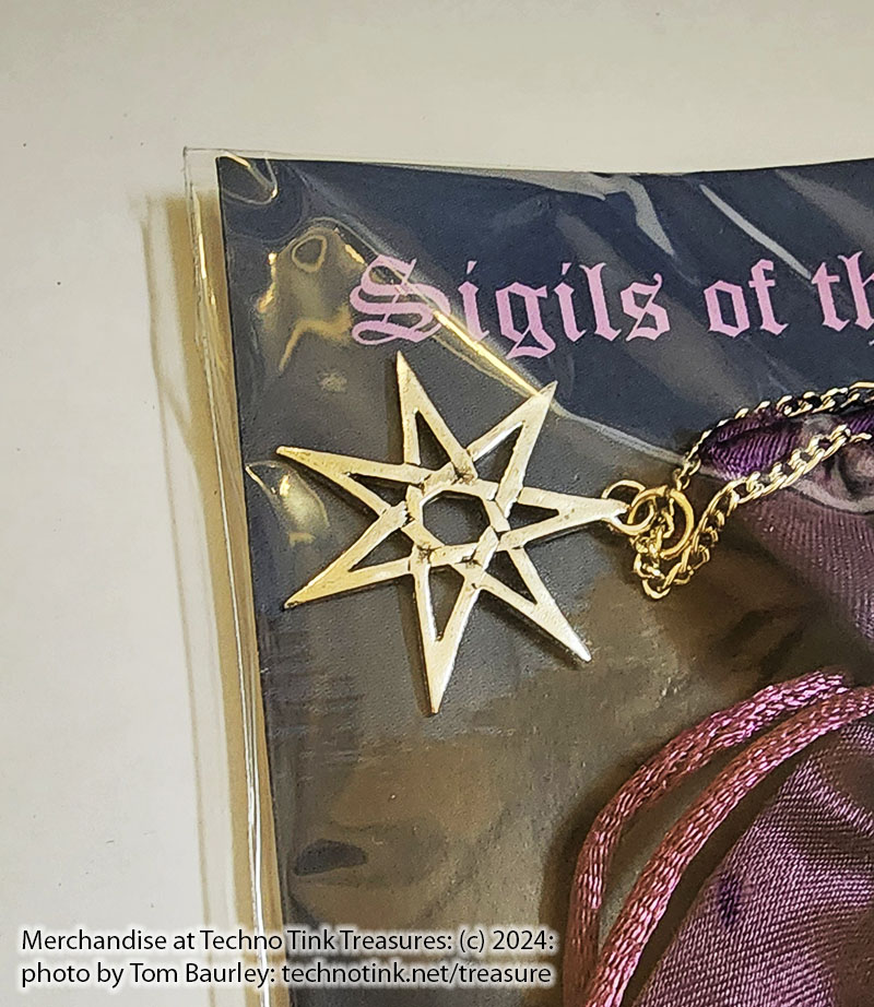 HEPTAGRAM FOR PROTECTION FROM HIDDEN DANGER (silver plated) - Image 3