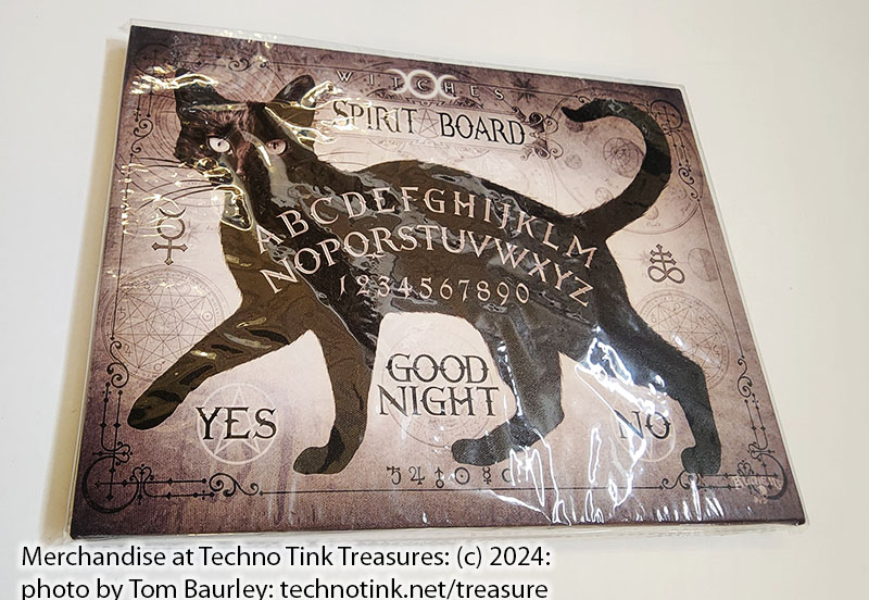 Black Cat Spirit Board Canvas Print by Alchemy Gothic - Image 4