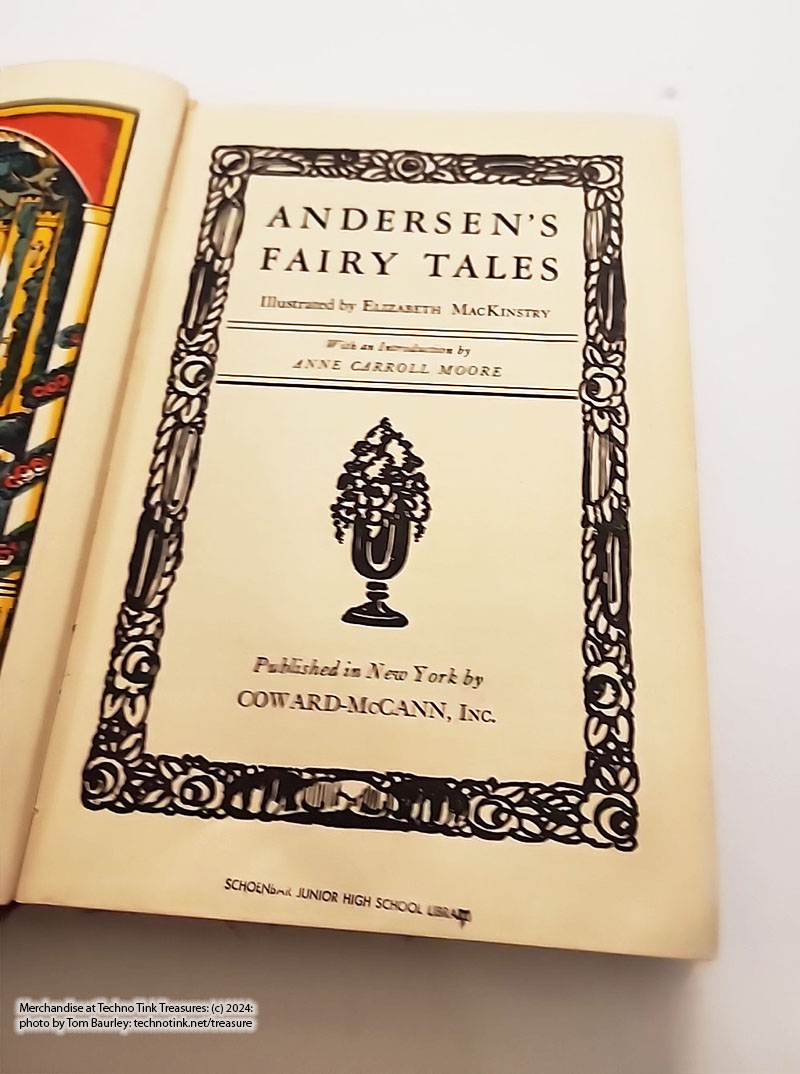Andersen’s Fairy Tales Elizabeth MacKinstry, Illustrated Anne Carroll Moore 1933 Hardcover - Image 8